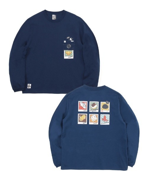 CHUMS(チャムス)の「【CHUMS】Instant Camera Pocket Brushed L/S Tee / インスタントカメラポケットブラッシュドロングスリーブティー(Tシャツ/カットソー・メンズ・ブラック/ホワイト/ネイビー・X-LARGE/LARGE/MEDIUM)」の19枚目の写真