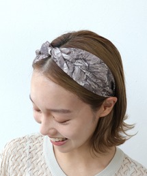 Three Four Time | ボカシリーフプリントカチューシャ(カチューシャ)