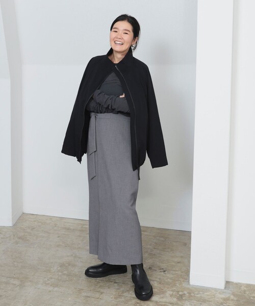 追加】LEE × Demi-Luxe BEAMS / オーバースタンドブルゾン.M（ブルゾン