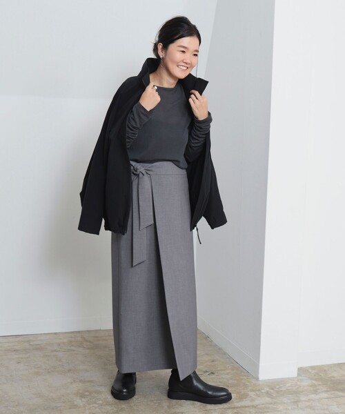 Demi-Luxe BEAMS（デミルクス ビームス）の「【追加】LEE × Demi-Luxe BEAMS / オーバースタンドブルゾン.M（ブルゾン・レディース・ベージュ/ブラック・36/38）」の15枚目の写真