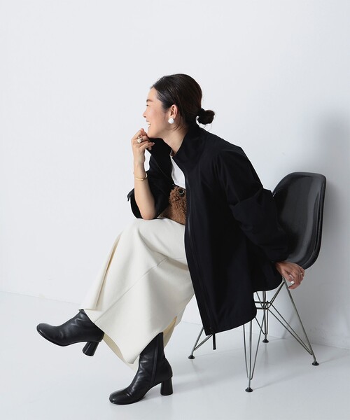 追加】LEE × Demi-Luxe BEAMS / オーバースタンドブルゾン.M（ブルゾン