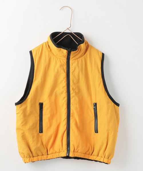 LOWRYS FARM（ローリーズファーム）の「リバーシブルベスト　 145813（ベスト・キッズ・イエロー/ブラック・120cm/110cm/150cm/140cm/130cm）」の8枚目の写真