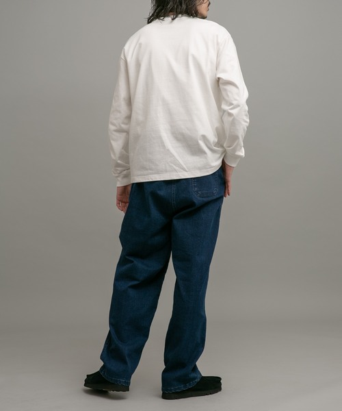 URBAN RESEARCH Sonny Label（アーバンリサーチサニーレーベル）の「ヘビーウェイトロングスリーブTシャツ（Tシャツ/カットソー・メンズ・オフホワイト/チャコールグレー/カーキ・MEDIUM/LARGE）」の16枚目の写真