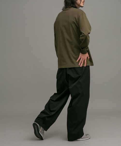 URBAN RESEARCH Sonny Label（アーバンリサーチサニーレーベル）の「ヘビーウェイトロングスリーブTシャツ（Tシャツ/カットソー・メンズ・オフホワイト/チャコールグレー/カーキ・MEDIUM/LARGE）」の10枚目の写真