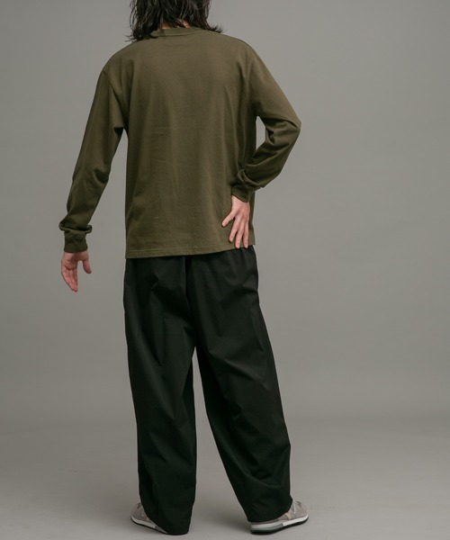 URBAN RESEARCH Sonny Label（アーバンリサーチサニーレーベル）の「ヘビーウェイトロングスリーブTシャツ（Tシャツ/カットソー・メンズ・オフホワイト/チャコールグレー/カーキ・MEDIUM/LARGE）」の9枚目の写真