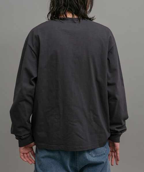 URBAN RESEARCH Sonny Label（アーバンリサーチサニーレーベル）の「ヘビーウェイトロングスリーブTシャツ（Tシャツ/カットソー・メンズ・オフホワイト/チャコールグレー/カーキ・MEDIUM/LARGE）」の6枚目の写真