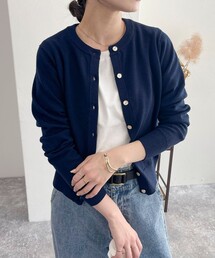 fredy emue | ウール混ベーシックニットカーディガン(ニット/セーター)