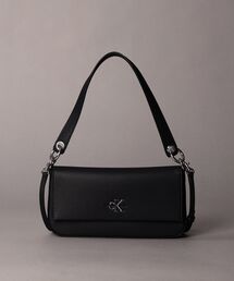 ミニマル モノグラム フラップ ショルダーバッグ