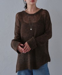 シアーモヘアプルオーバー