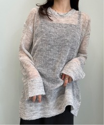 シアーモヘアプルオーバー
