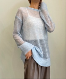 r. | シアーモヘアプルオーバー(ニット/セーター)