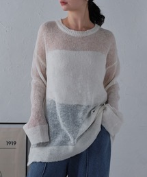 シアーモヘアプルオーバー