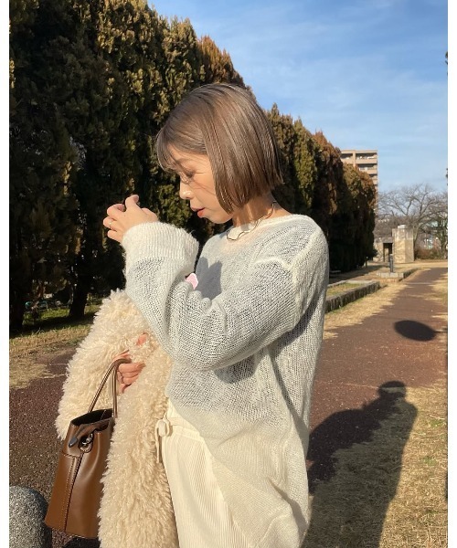 24AW 一度着4.2万 ジュンハシモト　ショールプルオーバー ニット 24AW 一度着4.2万 ジュンハシモト ショールプルオーバー ニット