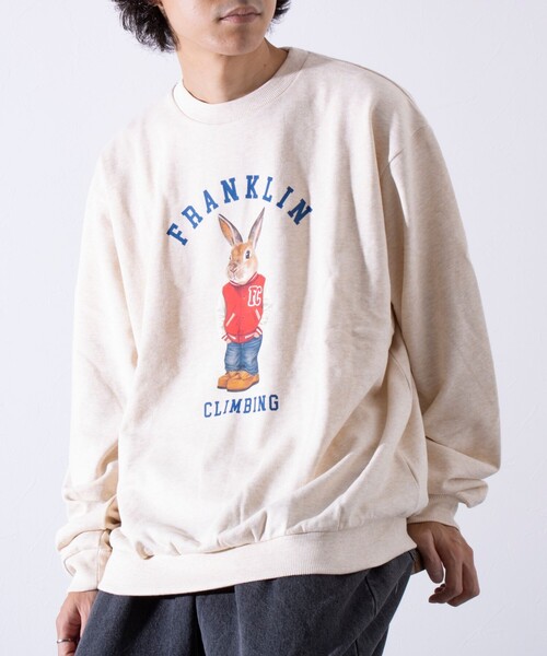 セール】【Franklin Climbing】うさぎスタジャン クルーネック