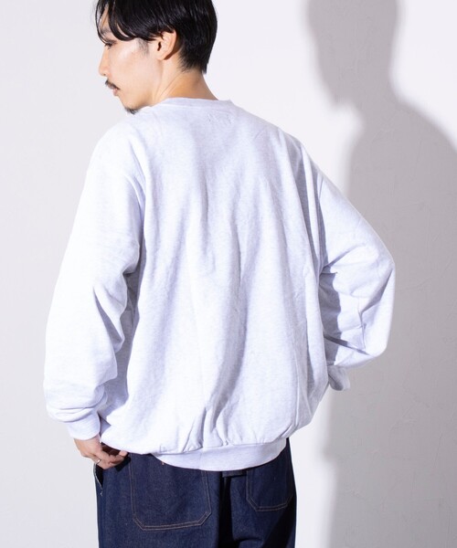 Franklin Climbing（フランクリンクライミング）の「【Franklin Climbing】うさぎスタジャン クルーネック プリントスウェット（スウェット・メンズ・アッシュグレー/ネイビー/キナリ・L/M）」の10枚目の写真