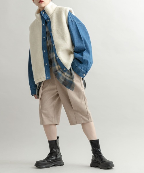 KBF（ケイビーエフ）の「スニーカーソールサイドゴアブーツ（ブーツ・レディース・カーキ/ブラック・36/37/38）」の10枚目の写真