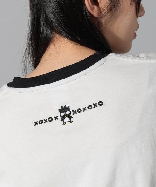 PAGEBOY(ページボーイ)の「PBLIM/バツマルリンガーTシャツ(Tシャツ/カットソー・レディース・グレー/オフホワイト・FREE)」の3枚目の写真