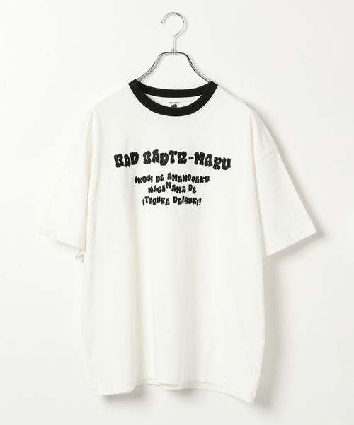 PAGEBOY(ページボーイ)の「PBLIM/バツマルリンガーTシャツ(Tシャツ/カットソー・レディース・グレー/オフホワイト・FREE)」の8枚目の写真