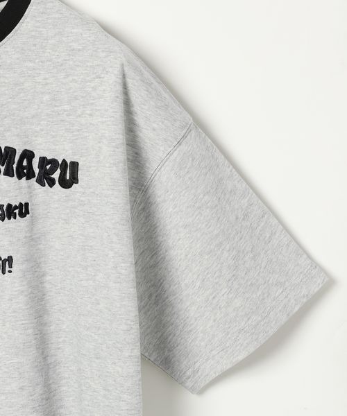PAGEBOY(ページボーイ)の「PBLIM/バツマルリンガーTシャツ(Tシャツ/カットソー・レディース・グレー/オフホワイト・FREE)」の12枚目の写真
