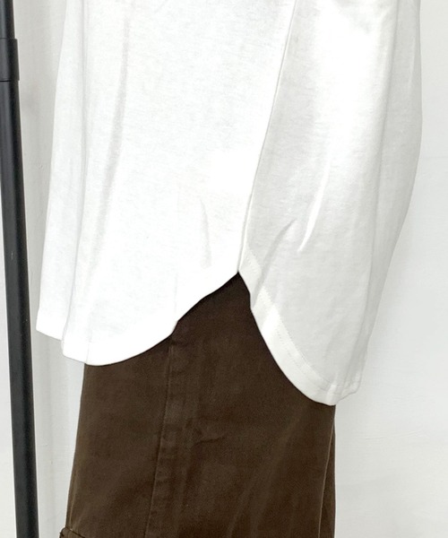 non-hedge(ノンヘッジ)の「フロントヒョウ柄ロンT(Tシャツ/カットソー・レディース・ブラウン/ブラック/オフホワイト/グレー・FREE)」の16枚目の写真