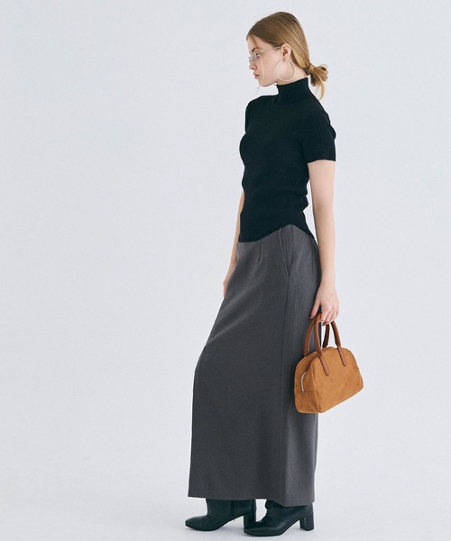 coca（coca）（コカ）の「フロントスリットスカート（スカート・レディース・ブラック/グレー・S/M/L）」の16枚目の写真