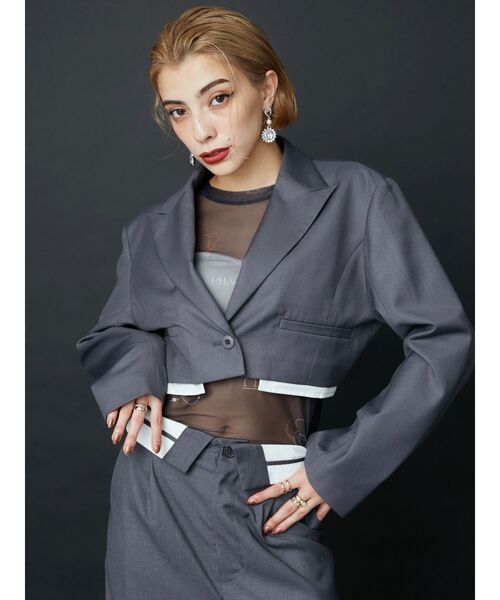 EVRIS（エヴリス）の「STONE MIX SUNNY MOTIFピアス（ピアス（両耳用）・レディース・シルバー/ゴールド・FREE）」の5枚目の写真