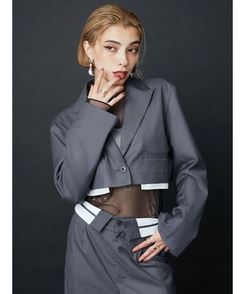 EVRIS（エヴリス）の「STONE MIX SUNNY MOTIFピアス（ピアス（両耳用）・レディース・シルバー/ゴールド・FREE）」の6枚目の写真