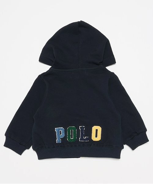 petit main(プティマイン)の「【POLO BCS】ジップアップパーカー(ベビーサイズ)(パーカー・キッズ・ネイビー/トップグレー/マルチ・70cm/80cm)」の4枚目の写真