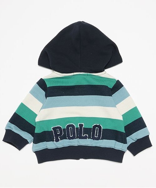 petit main(プティマイン)の「【POLO BCS】ジップアップパーカー(ベビーサイズ)(パーカー・キッズ・ネイビー/トップグレー/マルチ・70cm/80cm)」の5枚目の写真