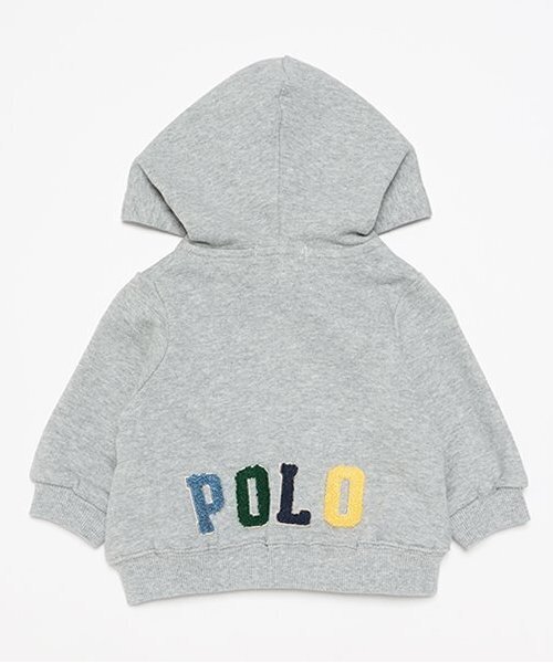 petit main(プティマイン)の「【POLO BCS】ジップアップパーカー(ベビーサイズ)(パーカー・キッズ・ネイビー/トップグレー/マルチ・70cm/80cm)」の6枚目の写真