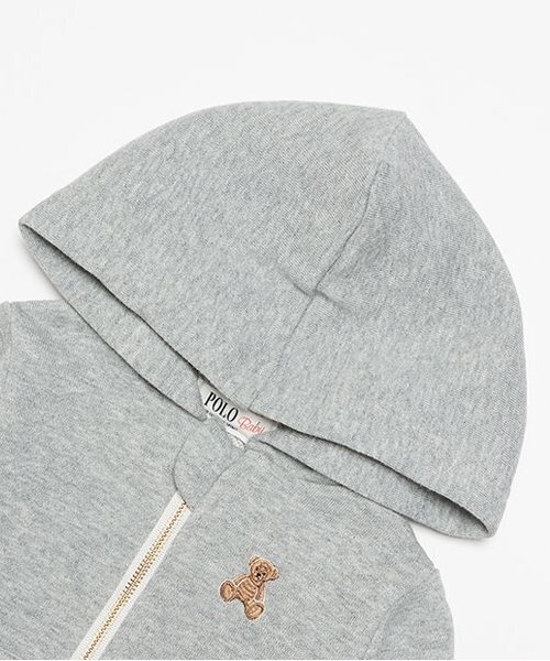 petit main(プティマイン)の「【POLO BCS】ジップアップパーカー(ベビーサイズ)(パーカー・キッズ・ネイビー/トップグレー/マルチ・70cm/80cm)」の7枚目の写真