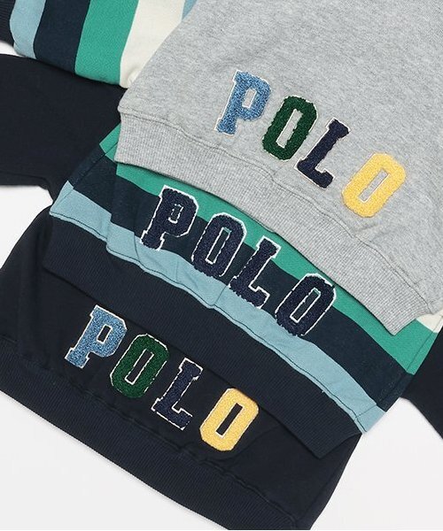 petit main(プティマイン)の「【POLO BCS】ジップアップパーカー(ベビーサイズ)(パーカー・キッズ・ネイビー/トップグレー/マルチ・70cm/80cm)」の12枚目の写真