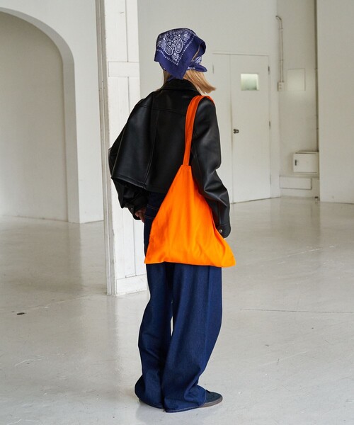 FREAK'S STORE（フリークスストア）の「限定展開　ショート フルジップ フェイクレザー ジャケット（ライダースジャケット・レディース・ブラック・ﾌﾘ-）」の7枚目の写真