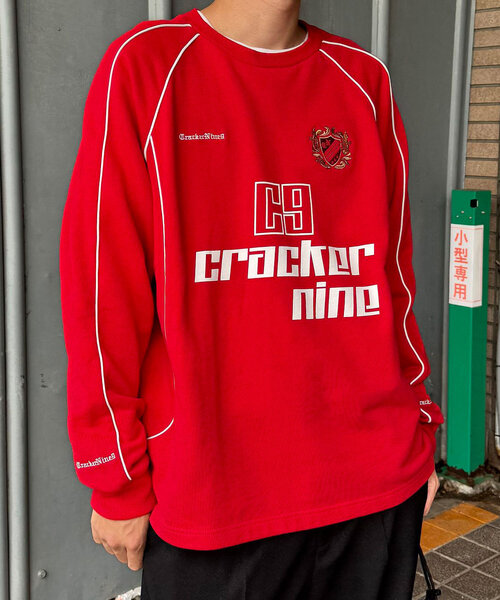 CIAOPANIC（チャオパニック）の「パイピングゲームスウェット（Tシャツ/カットソー・レディース・ブラック/アイボリー/レッド/ミント・FREE）」の5枚目の写真