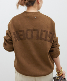*【GOLDEN GOOSE / ゴールデングース】CREW NECK LOGO EMBROIDERY