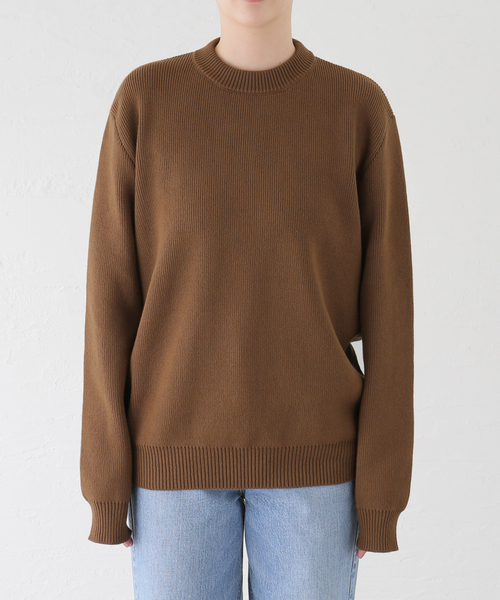 GOLDEN GOOSE(ゴールデングース)の「*【GOLDEN GOOSE / ゴールデングース】CREW NECK LOGO EMBROIDERY(ニット/セーター・レディース・キャメル・FREE)」の9枚目の写真