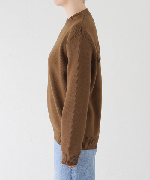 GOLDEN GOOSE(ゴールデングース)の「*【GOLDEN GOOSE / ゴールデングース】CREW NECK LOGO EMBROIDERY(ニット/セーター・レディース・キャメル・FREE)」の10枚目の写真