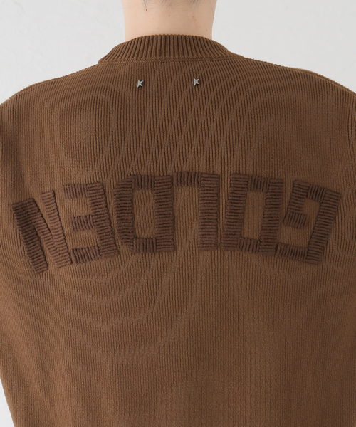 GOLDEN GOOSE(ゴールデングース)の「*【GOLDEN GOOSE / ゴールデングース】CREW NECK LOGO EMBROIDERY(ニット/セーター・レディース・キャメル・FREE)」の14枚目の写真
