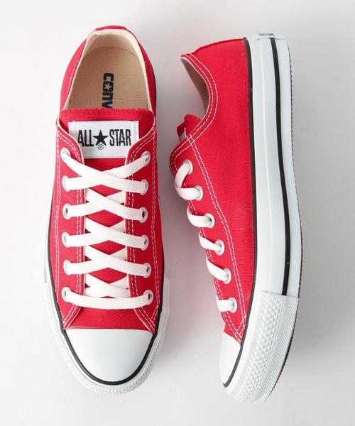 Another Edition（アナザーエディション）の「××CONVERSEオールスター/CONVERSE ALLSTAR OX〈コンバース）◆（スニーカー・レディース・ブラック/オフホワイト/レッド/ホワイト・24cm/25cm/23cm）」の4枚目の写真