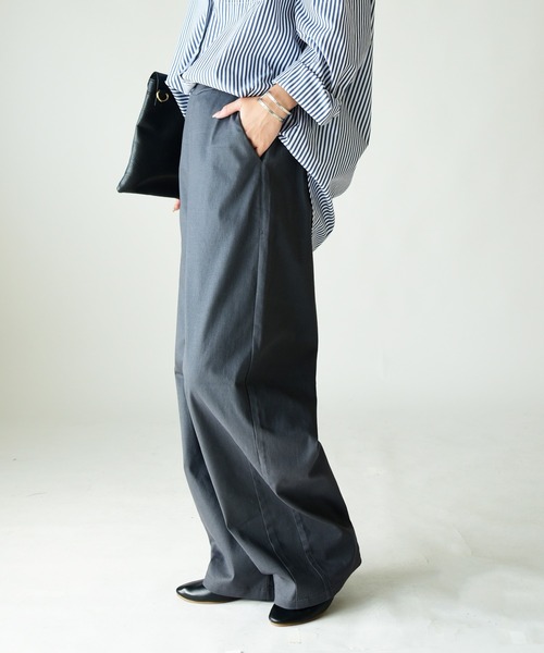 and it_（アンドイット）の「ゆるっくすバレルレッグパンツ（その他パンツ・レディース・モカ/ベージュ/ブラック/カーキ/チャコールグレー・M/L/LL/3L/4L/S）」の8枚目の写真