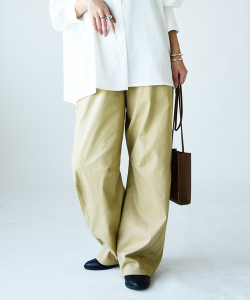 and it_（アンドイット）の「ゆるっくすバレルレッグパンツ（その他パンツ・レディース・モカ/ベージュ/ブラック/カーキ/チャコールグレー・M/L/LL/3L/4L/S）」の20枚目の写真