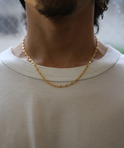 JAM HOME MADE（ジャムホームメイド）の「MM1 マリンチェーン ネックレス 細 50cm メンズ レディース（ネックレス・メンズ・シルバー/ブラック/ゴールド・ONE SIZE）」の6枚目の写真