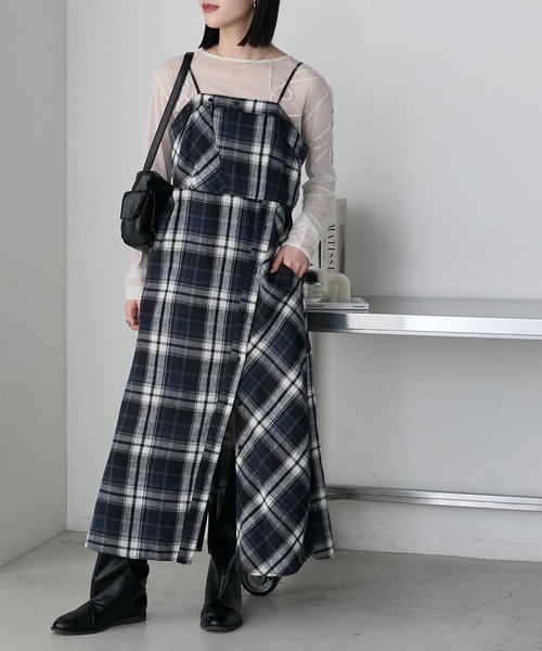 forksy.（フォルクシー）の「【forksy.】チェック柄ボタン