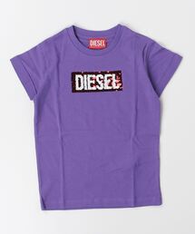 Diesel 刺繍入りパープル半袖Tシャツ DIOR(ディオール) 刺繍ロゴTシャツ313J696A0554 313J696A0554