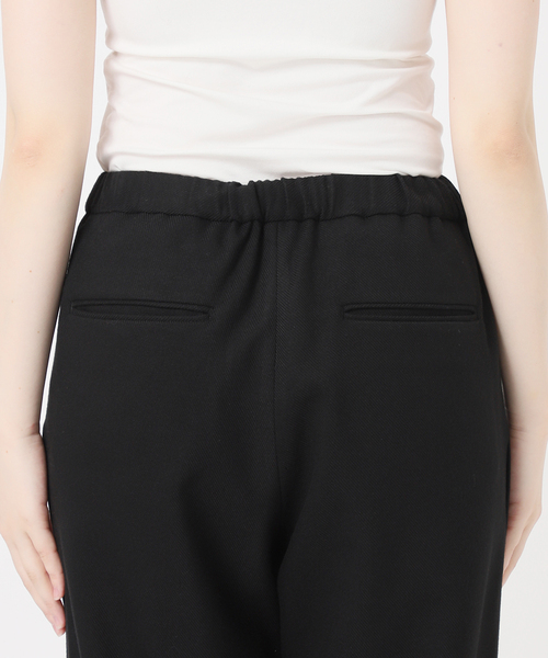 新品タグ有★B.C STOCK 裏起毛ストレートパンツ　ブラックA ベーセーストック B.C STOCK 裏起毛ストレートパンツ （ブラック