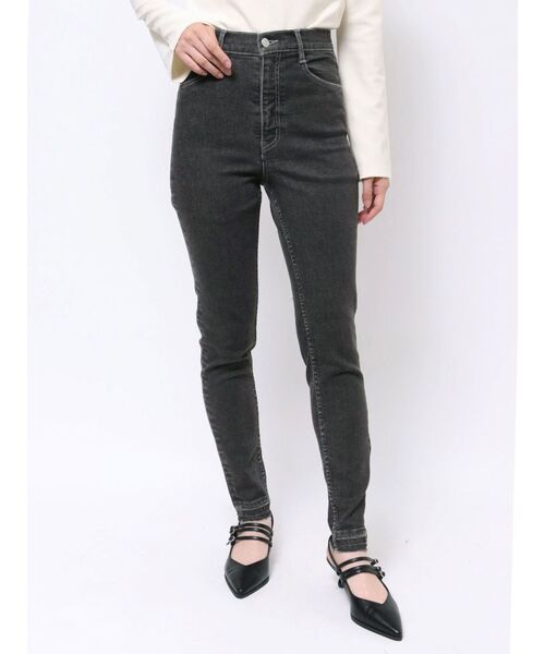 EATME（イートミー）の「ハイウエストデニムスキニー（デニムパンツ・レディース・ブルー/ピンク/ブラック・SMALL/X-SMALL/MEDIUM）」の16枚目の写真