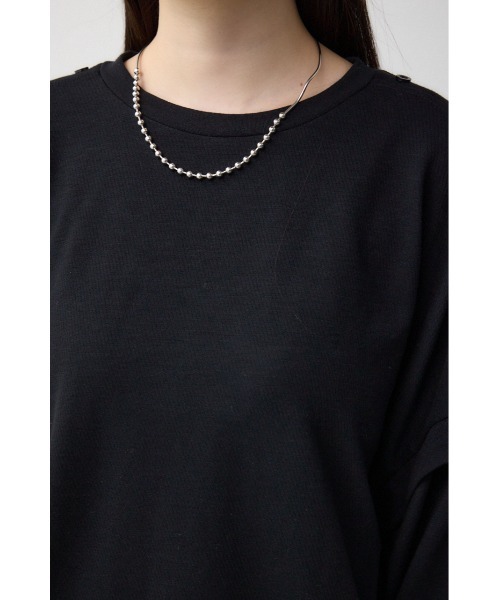AZUL by moussy（アズールバイマウジー）の「ドルマンカットトップス（Tシャツ/カットソー・レディース・ダークブルー/グレー/ブラック・FREE）」の10枚目の写真