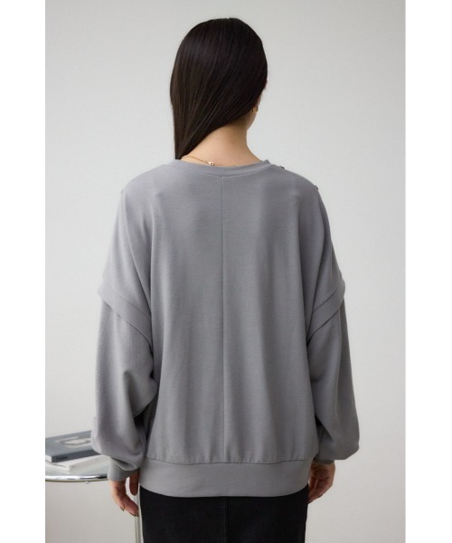 AZUL by moussy（アズールバイマウジー）の「ドルマンカットトップス（Tシャツ/カットソー・レディース・ダークブルー/グレー/ブラック・FREE）」の20枚目の写真