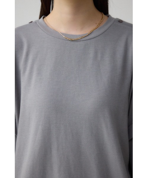 AZUL by moussy（アズールバイマウジー）の「ドルマンカットトップス（Tシャツ/カットソー・レディース・ダークブルー/グレー/ブラック・FREE）」の21枚目の写真