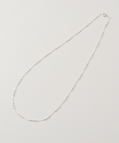 JOURNAL STANDARD relume（ジャーナルスタンダード　レリューム）の「《追加》RELUME ツブツブネックレス（ネックレス・レディース・シルバー・FREE）」の3枚目の写真